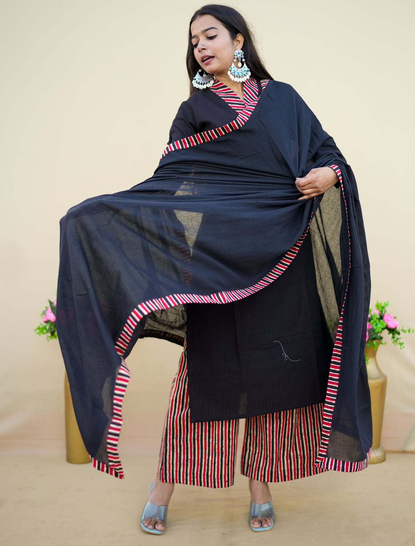 Comfortable Pure Cotton Printed Suit – Handcrafted