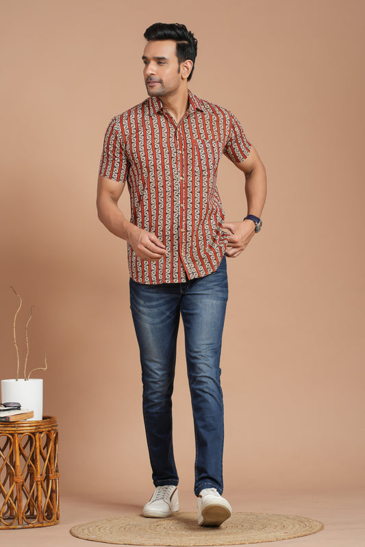 Cotton Shirt Half Sleeve