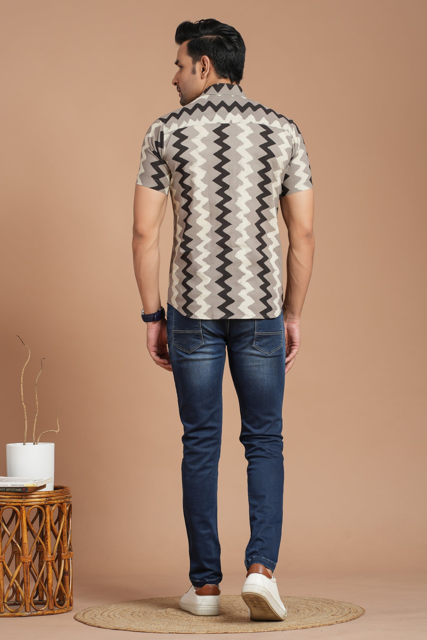 Cotton Shirt Half Sleeve