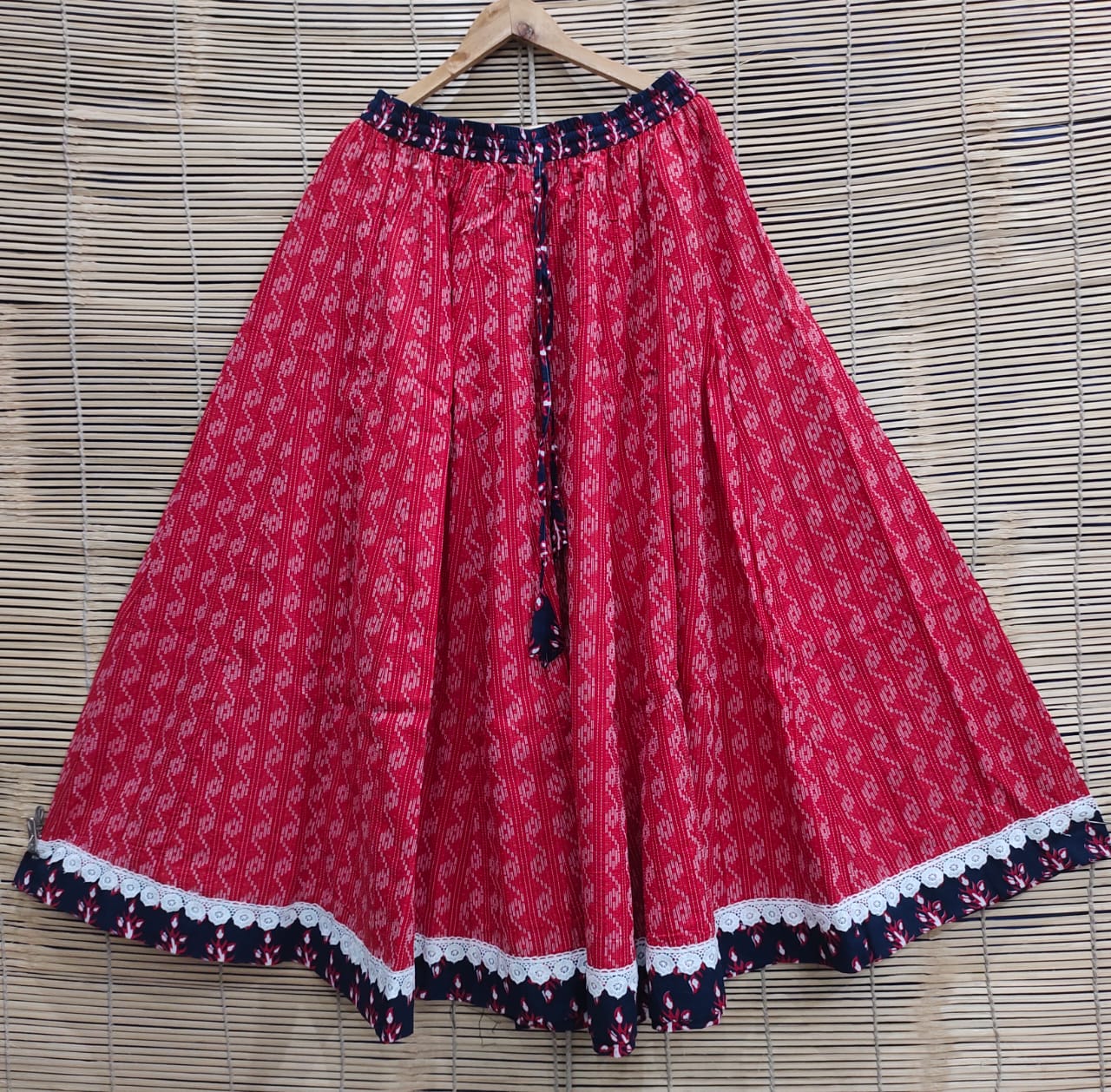 Cotton Printed Long Skirt