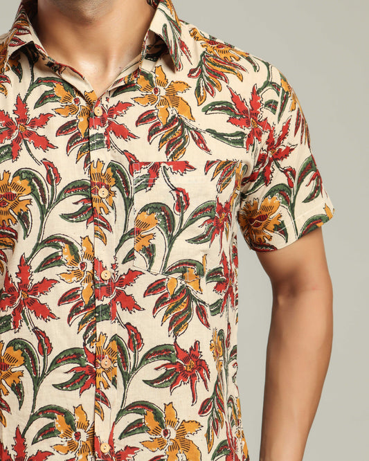 Cotton Shirt Half Sleeve