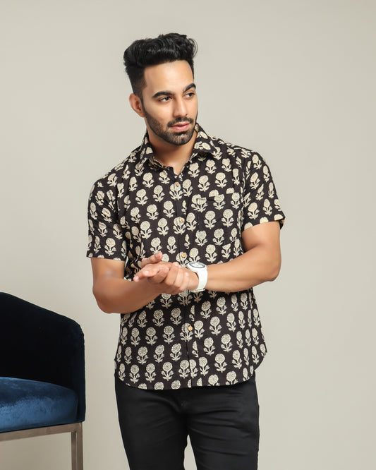 Cotton Shirt Half Sleeve