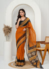 Pure Handwoven Printed Kota Doria Saree