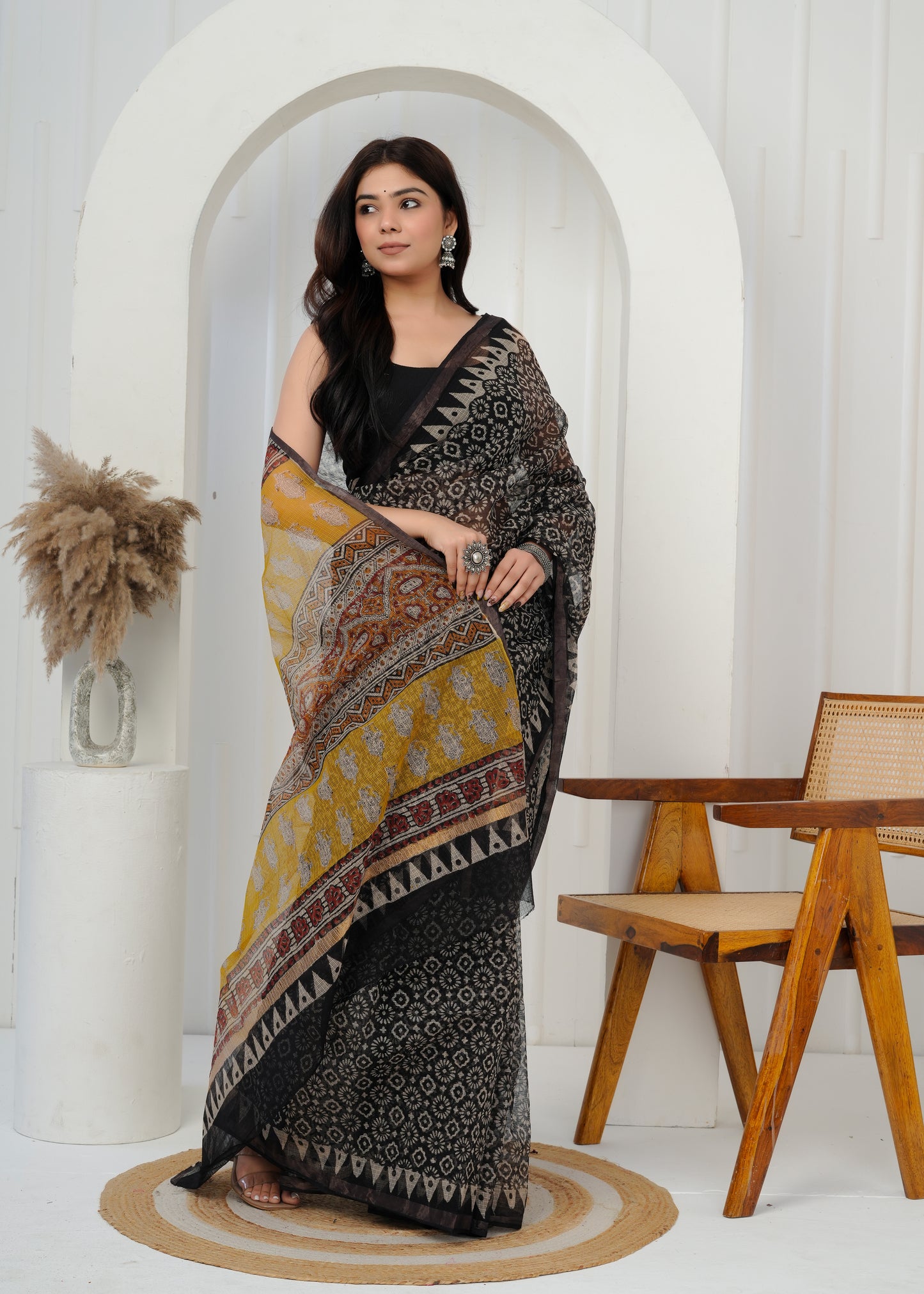 Lightweight Printed Kota Doria Elegance