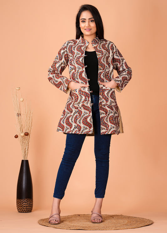 Stylish Handcrafted Cotton Jacket for Winter Comfort