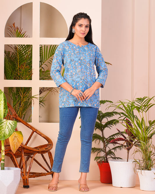 Comfortable Cotton Short Kurti