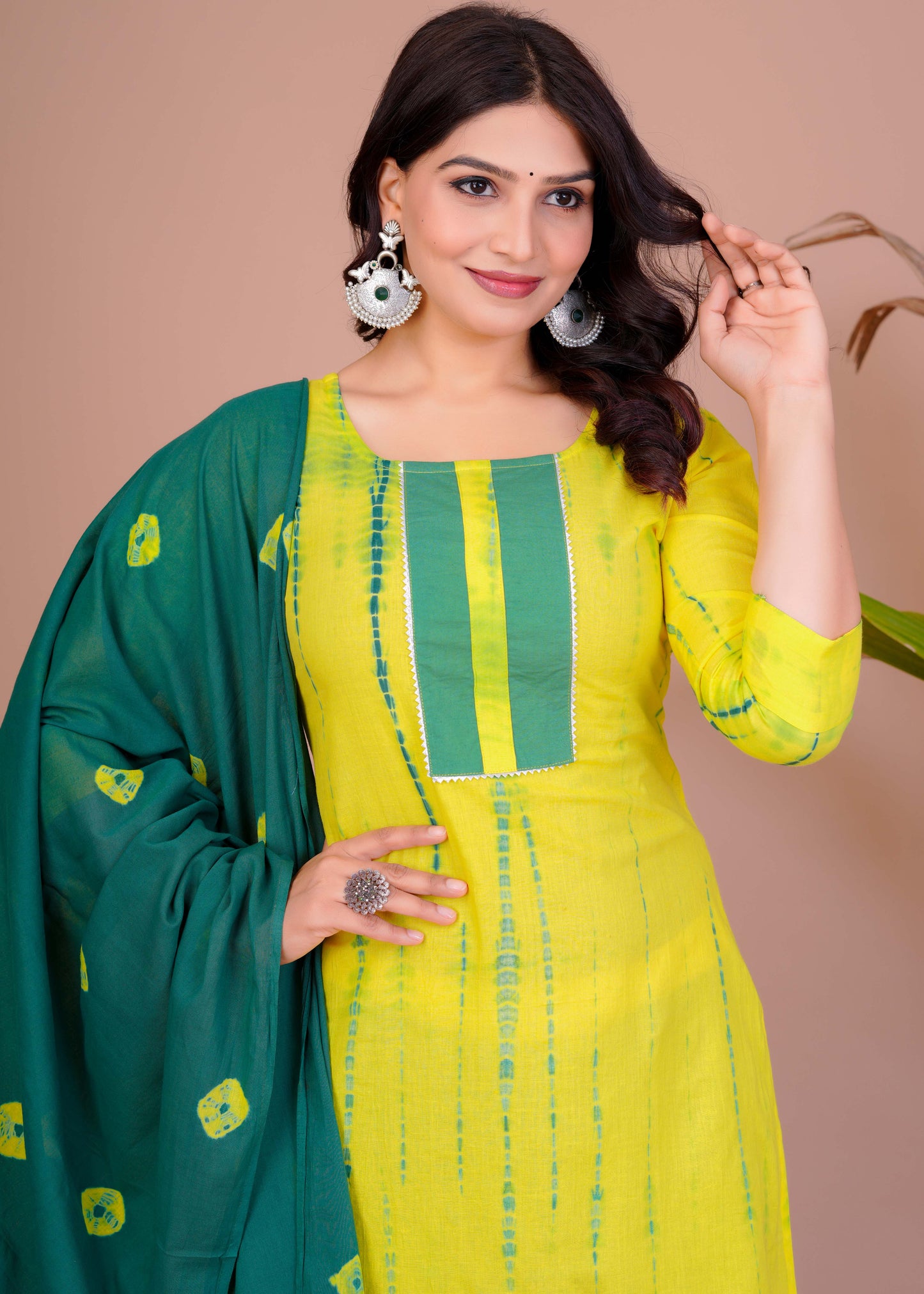 Cotton Straight Kurta Pant With Malmal Duptta Set