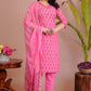 Cotton Suit With Malmal Duptta