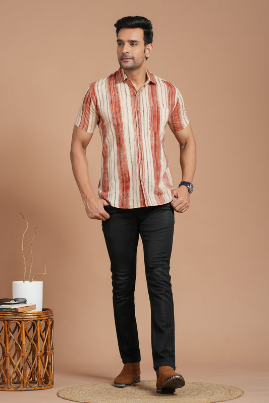 Cotton Shirt Half Sleeve