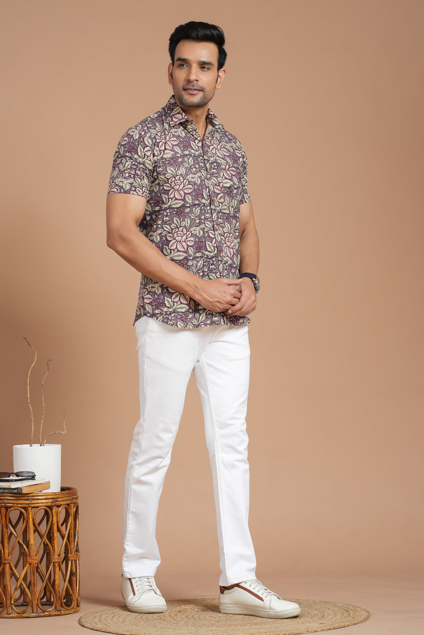 Cotton Shirt Half SLEEVE
