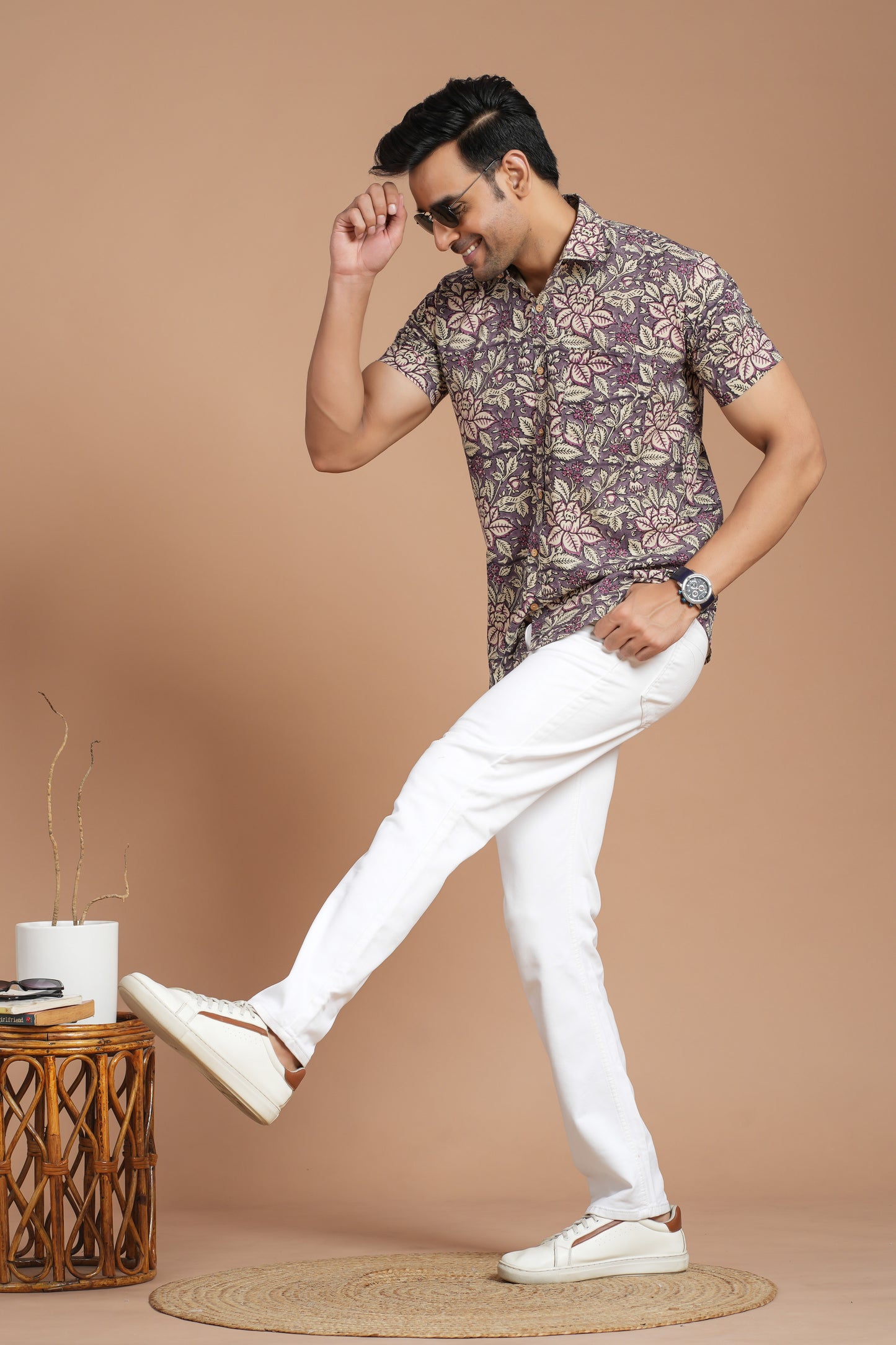 Cotton Shirt Half SLEEVE