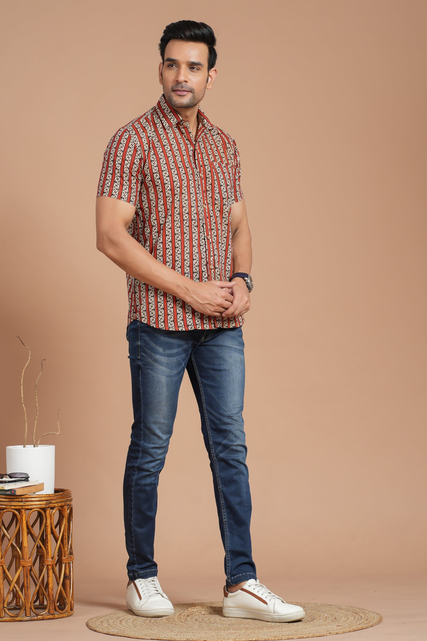 Cotton Shirt Half Sleeve