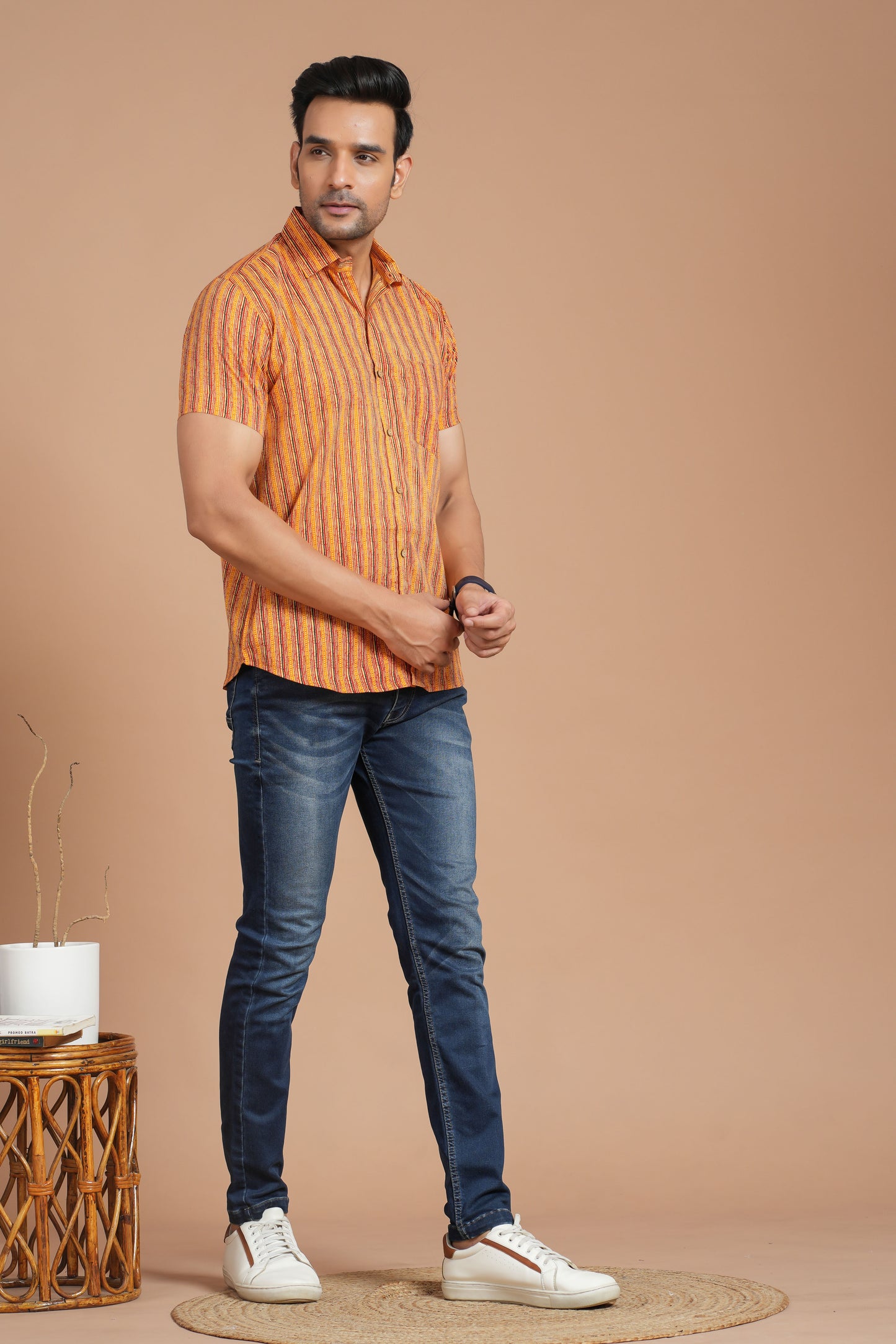 Cotton shirt half Shirt