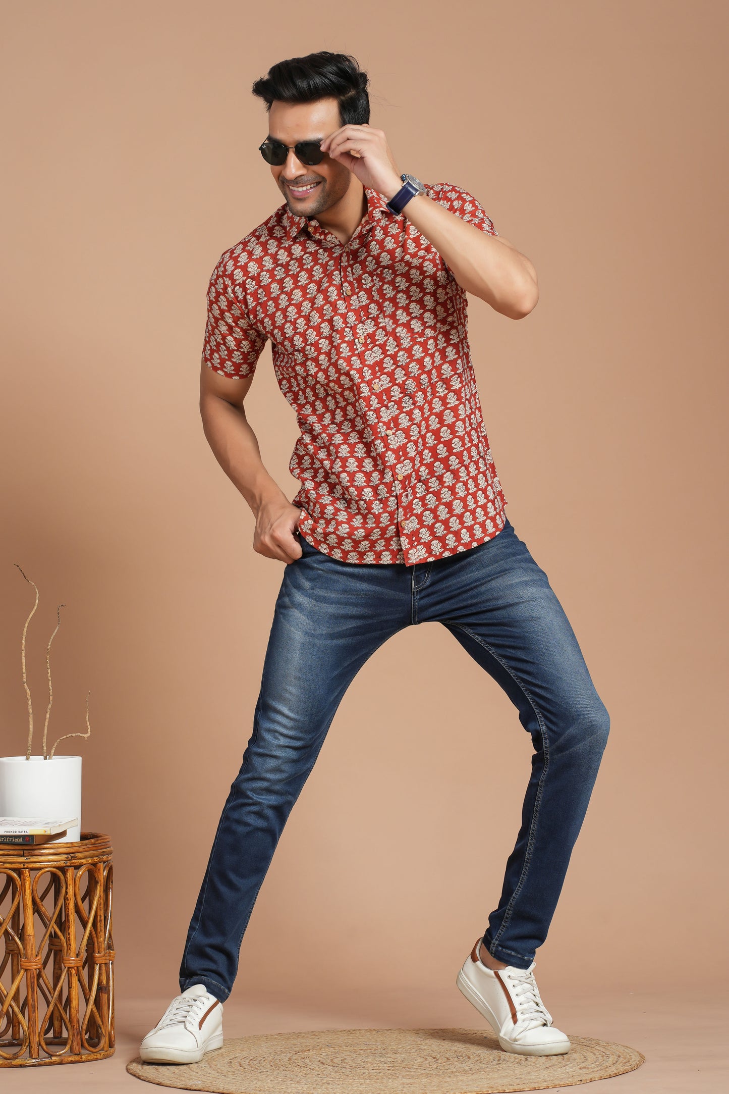 Cotton Shirt Half Sleeve