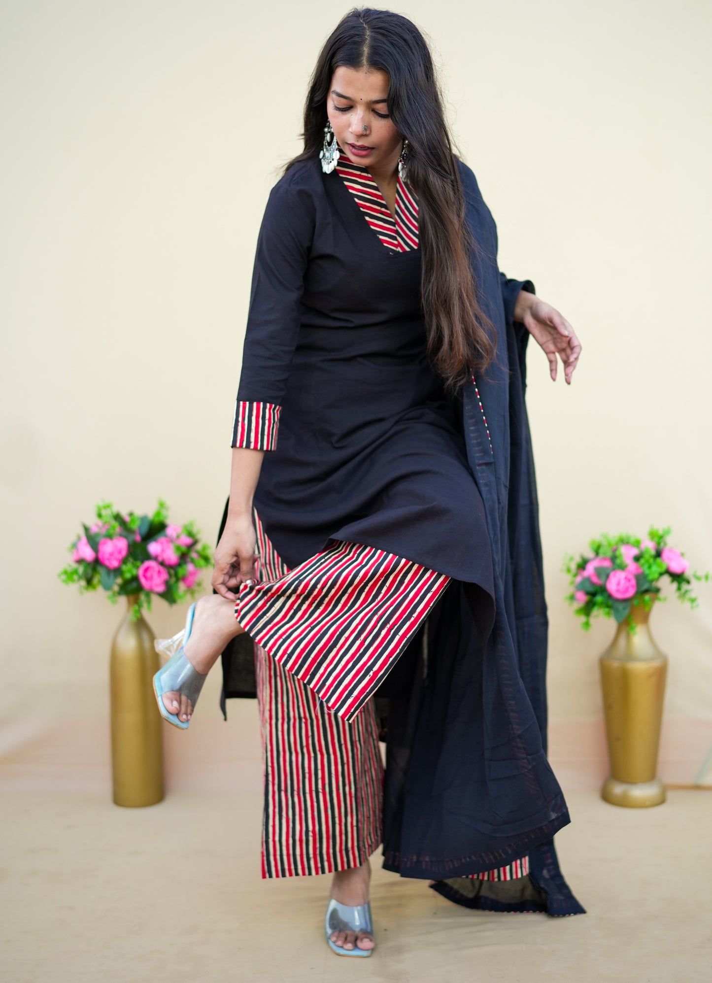 Comfortable Pure Cotton Printed Suit – Handcrafted