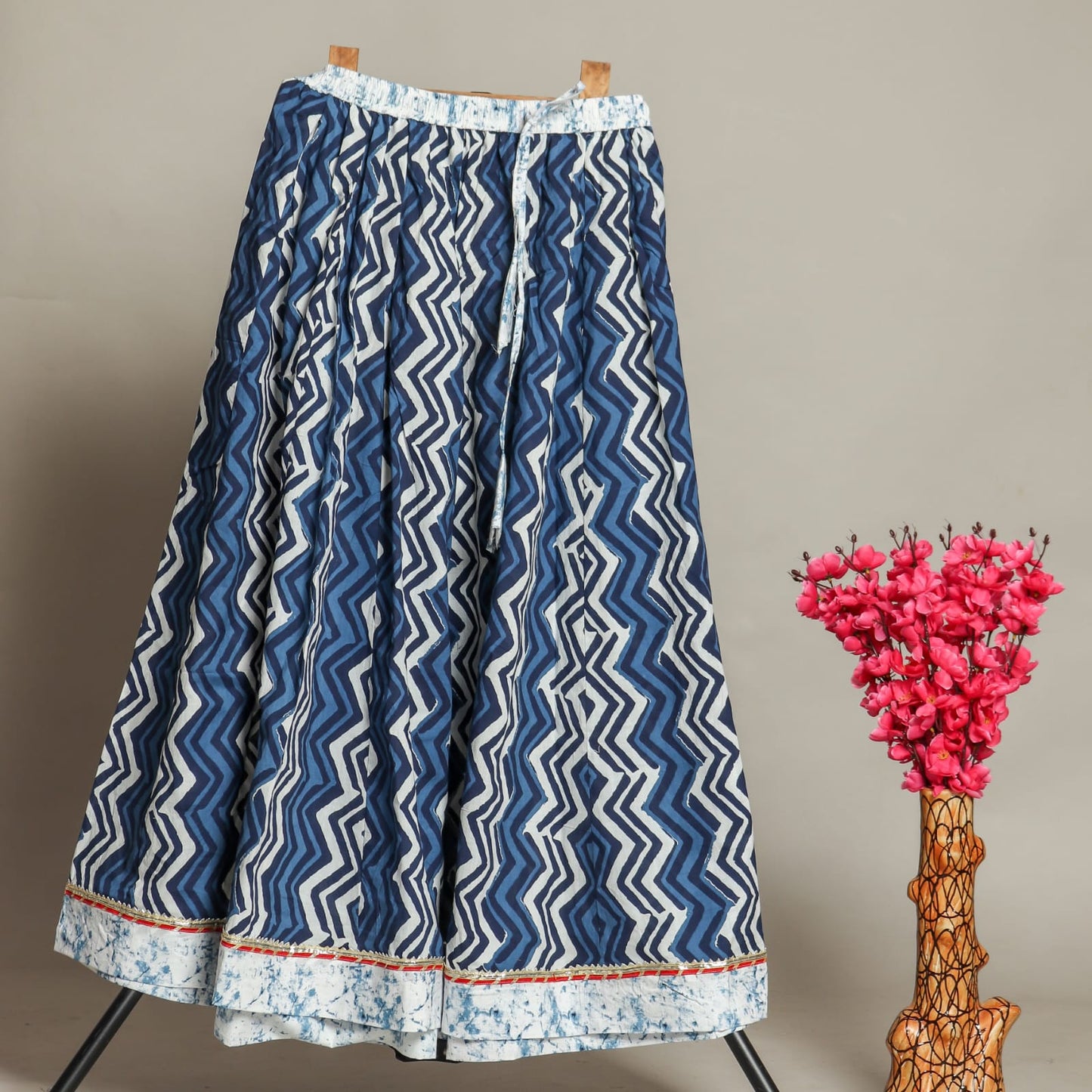 Cotton Printed Long Skirt