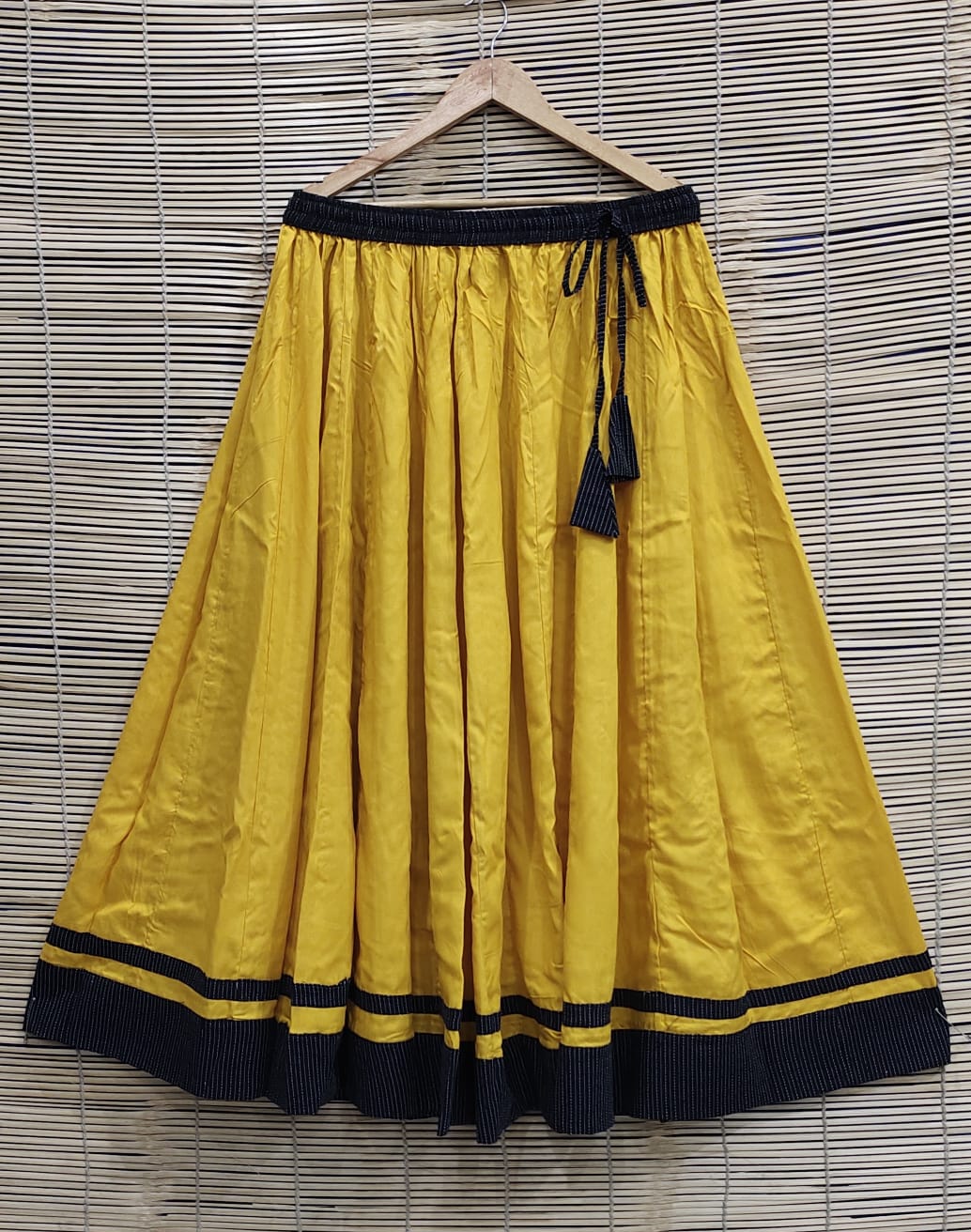 Casual Cotton Printed Long Skirt for Daily & Festive Wear
