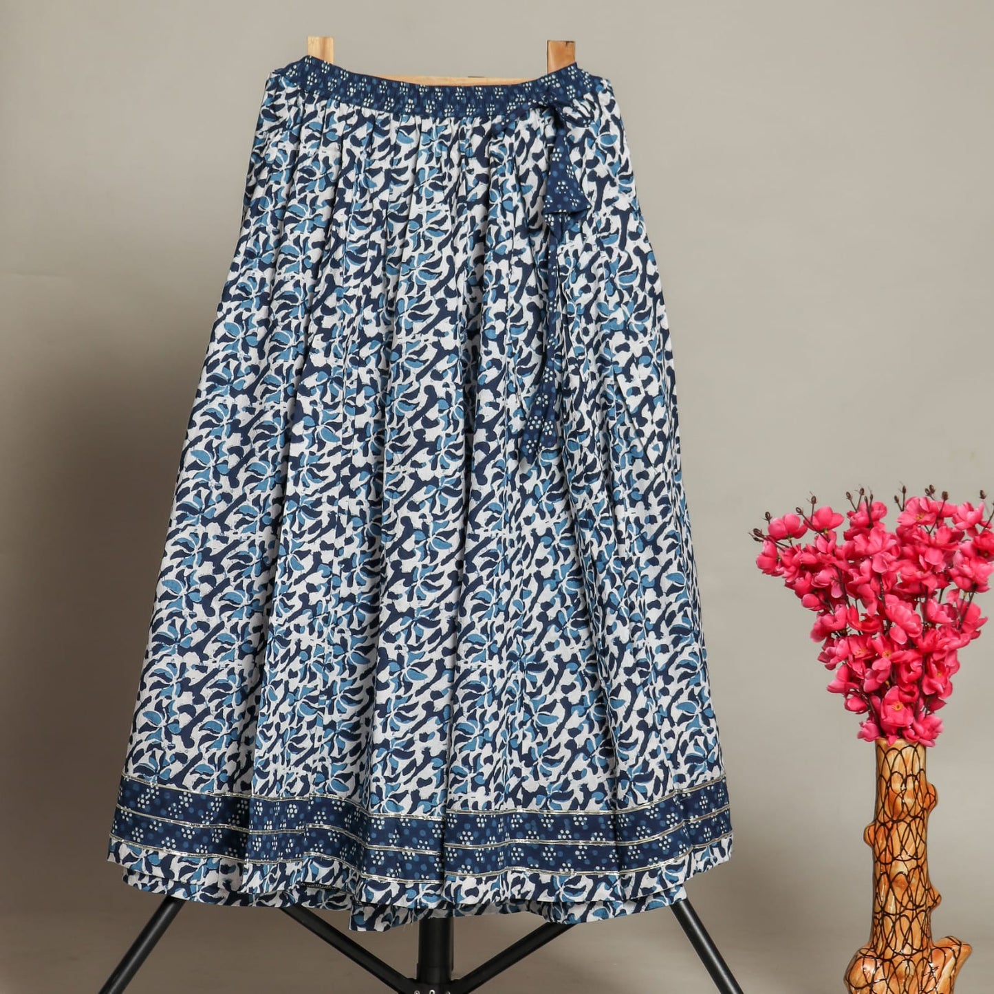 Cotton Printed Long Skirt