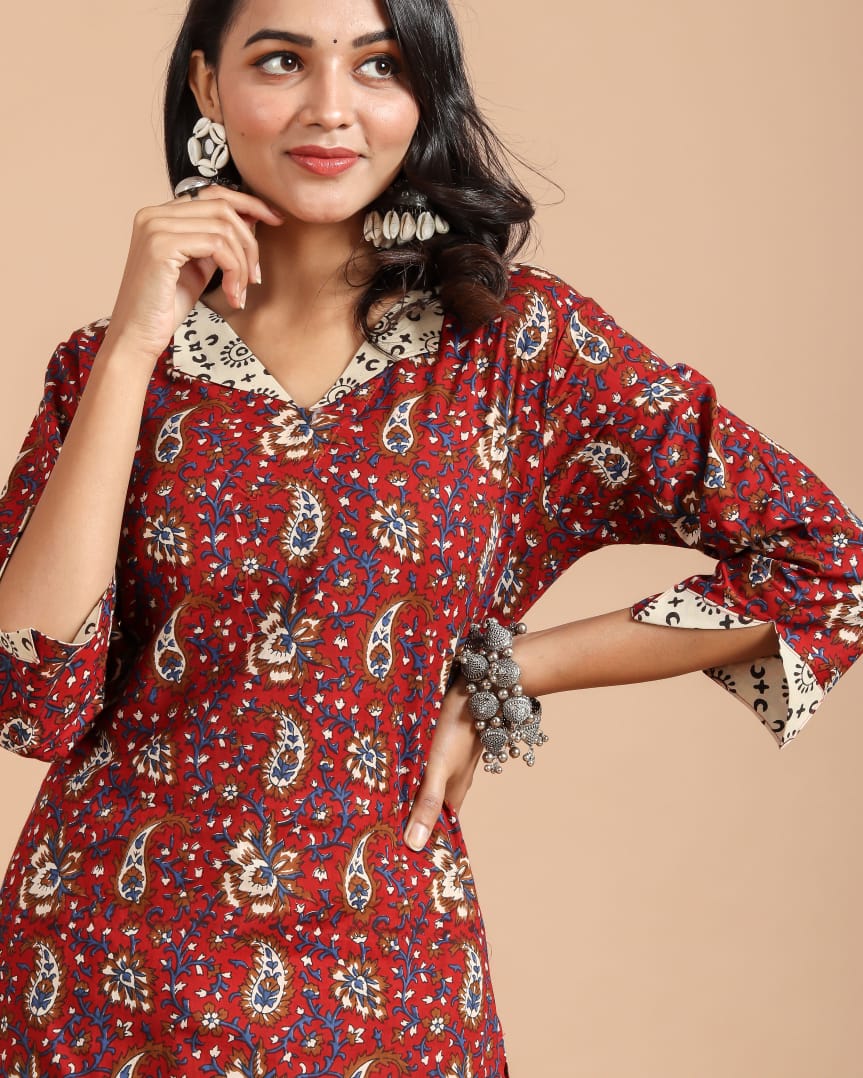 Cotton Lehnga Kurti