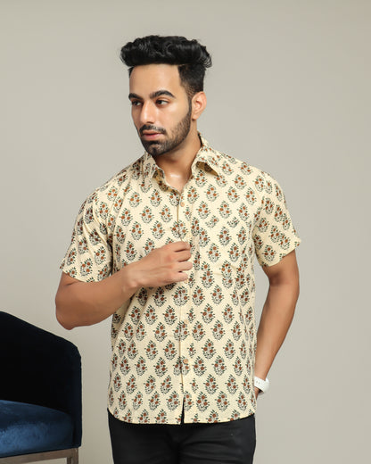 Cotton Shirt Half Sleeve