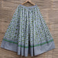 Printed  Cotton Floor Lenght Long Skirt