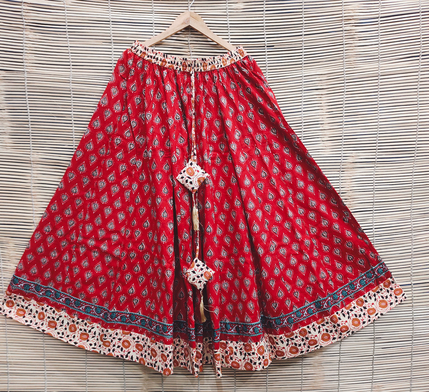 Jaipuri Print Cotton Long Skirt