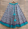 Printed  Cotton Floor Lenght Long Skirt