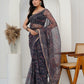 Handcrafted Printed Kota Doria Saree