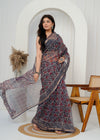 Pure Kota Doria Handloom Saree with Traditional Prints
