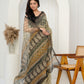 Handwoven Printed Kota Doria Saree