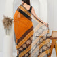 Pure Handwoven Printed Kota Doria Saree