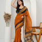 Pure Handwoven Printed Kota Doria Saree