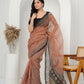 Pure Handwoven Printed Kota Doria Saree
