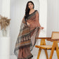 Pure Handwoven Printed Kota Doria Saree