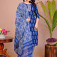 Silky Cotton Suit With Malmal Duptta