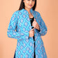 Handcrafted Pure Cotton Printed Winter Jacket