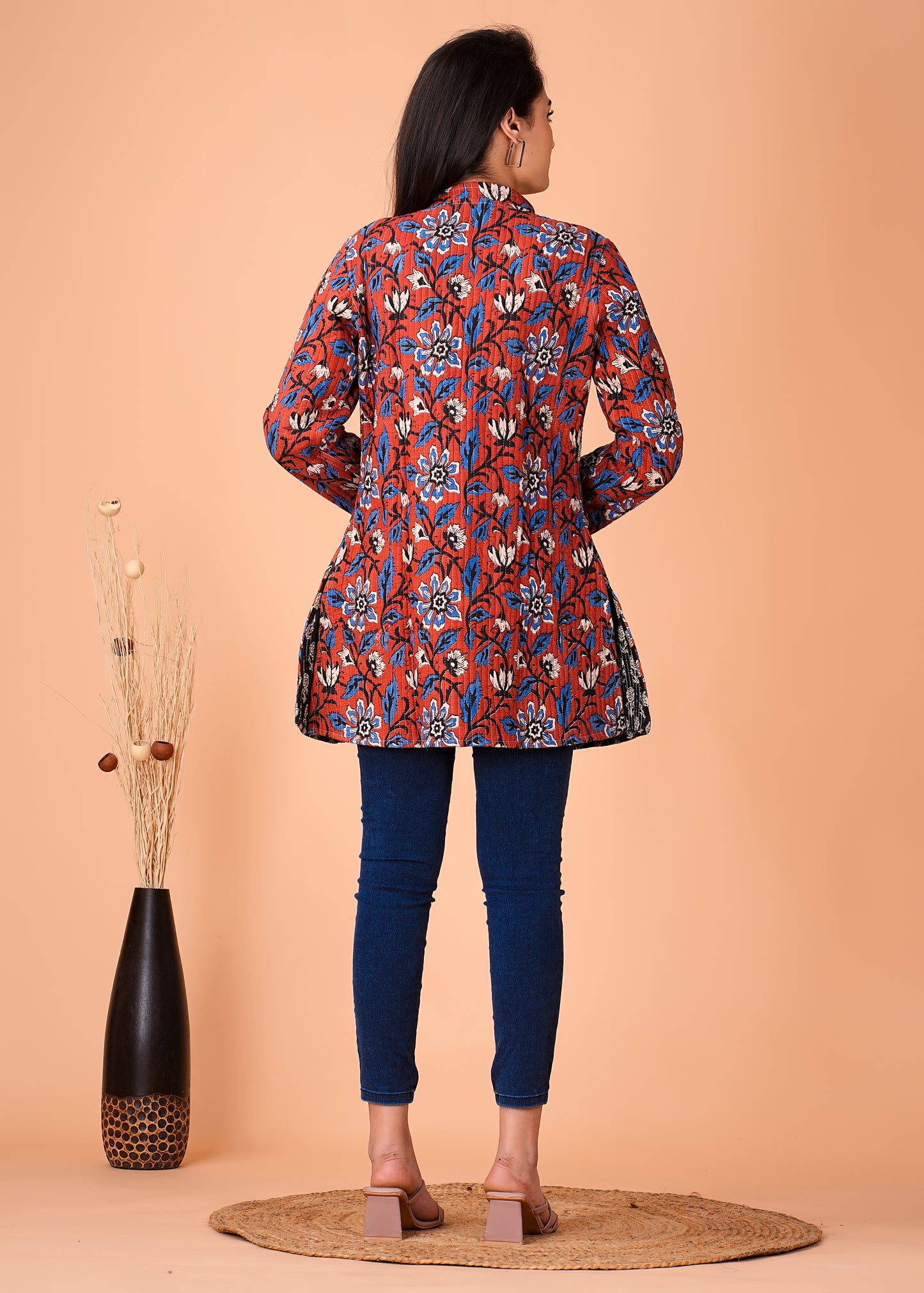 Stylish Handcrafted Cotton Jacket for Winter Comfort