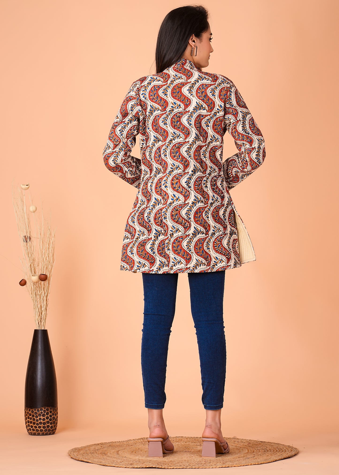 Stylish Handcrafted Cotton Jacket for Winter Comfort