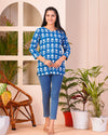 Pure Cotton Printed Short Kurti