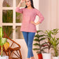 Pink Cotton Short Kurti