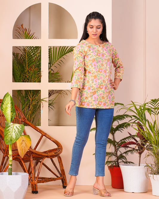 Comfort Cotton  Short Kurti
