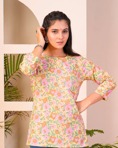 Comfort Cotton  Short Kurti