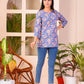 Cotton Handblock Printed Short Kurti
