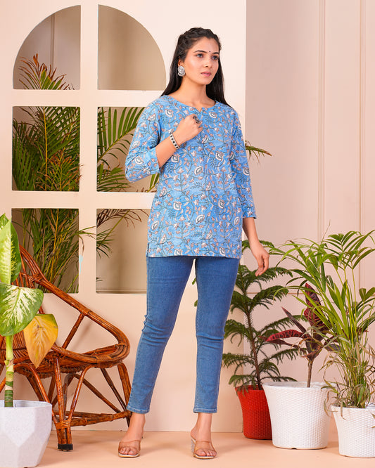 Comfortable Cotton Short Kurti