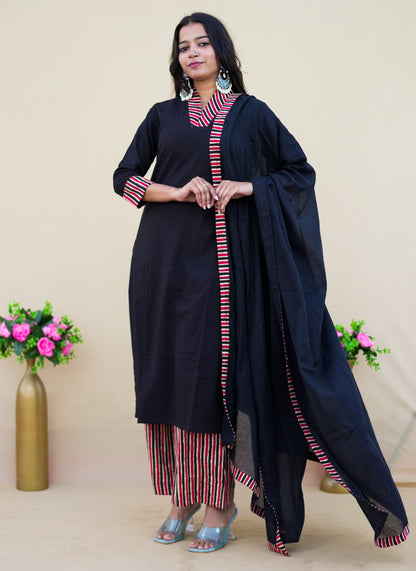 Comfortable Pure Cotton Printed Suit – Handcrafted